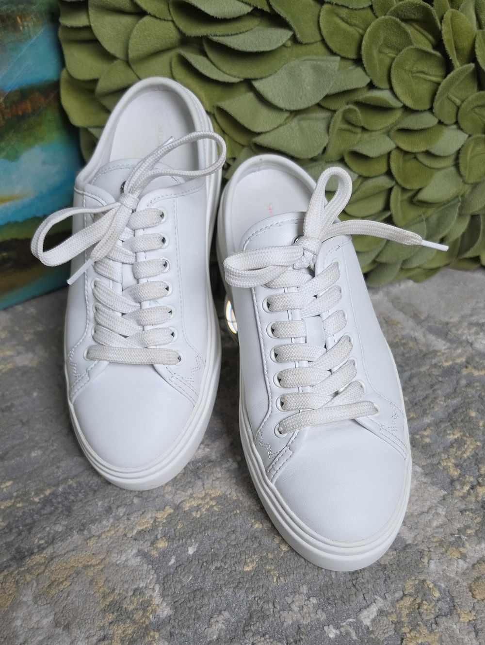 Stuart Weitzman Skater Mule Sneakers Women Size 6.5